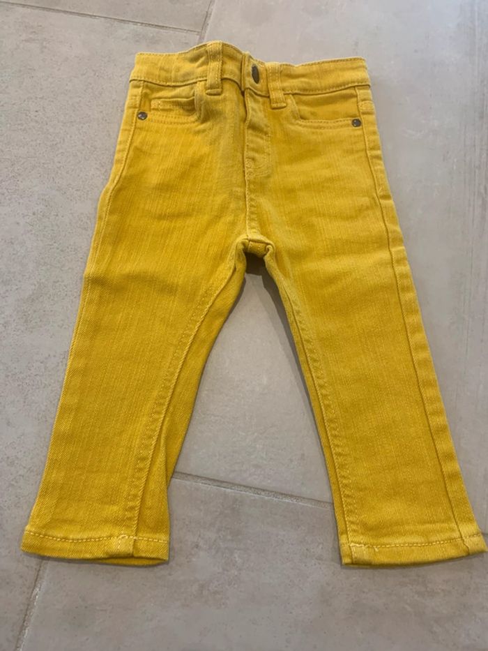 Jean jaune super héros gemo 12 mois 74cm