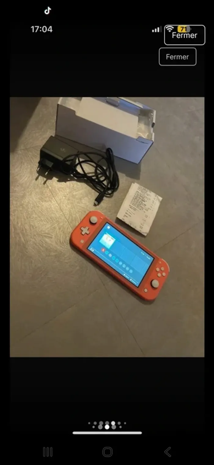Nintendo switch lite rose encore sous garentie 2 ans - photo numéro 7