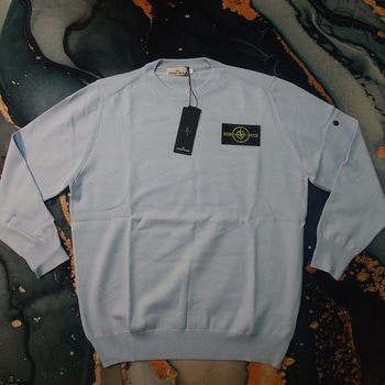 Pull Stone Island Taille XL col rond homme neuf avec étiquettes – badge amovible