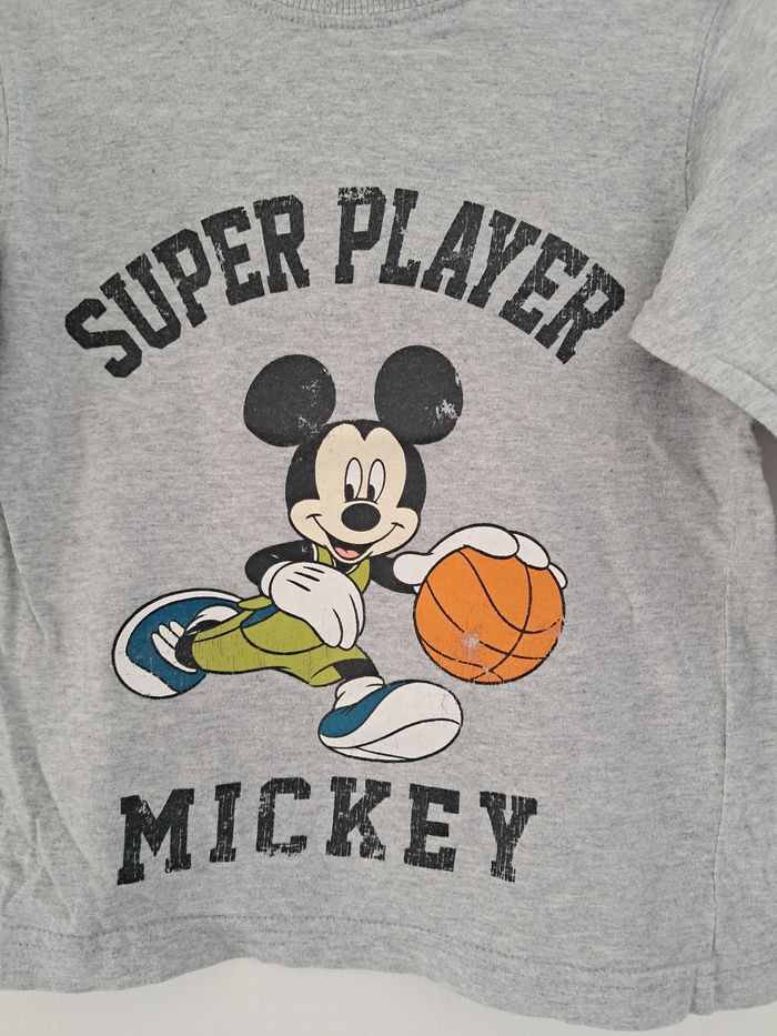 Tee-shirt manche longue 4 ans mickey - photo numéro 2