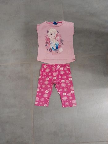 Ensemble pantacourt t shirt 4 ans