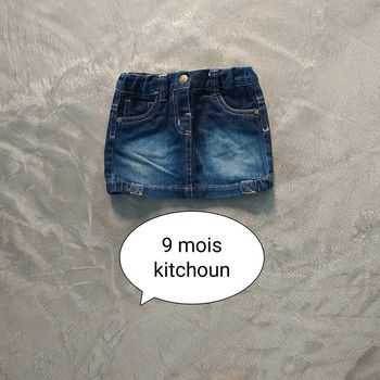 Jupe en jeans 9 mois