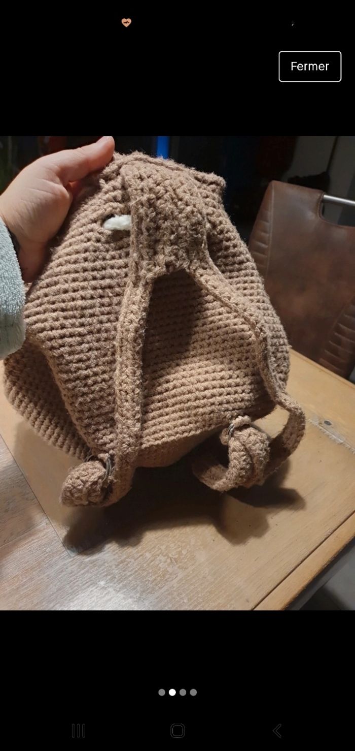 Sac enfant marron - photo numéro 4