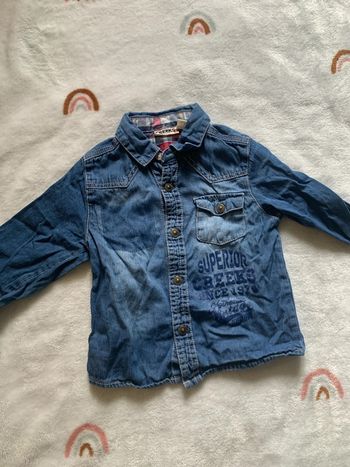 Chemise jeans 18 mois