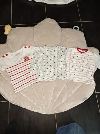 Lot de 3 t-shirts manche longue