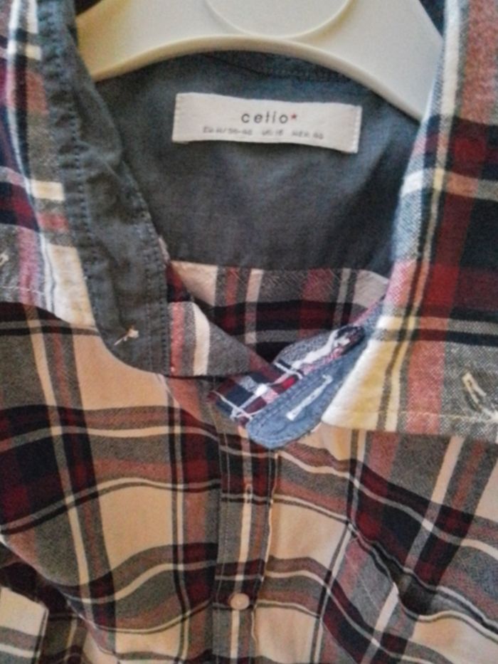 Chemise homme à carreaux Celio - photo numéro 2