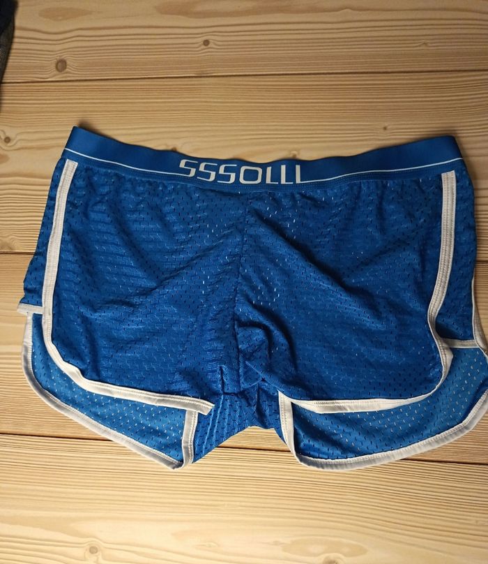 Short sport minimaliste homme XL – respirant mesh – neuf