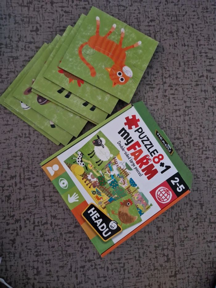 Puzzle 2 à 5 ans 8 en 1