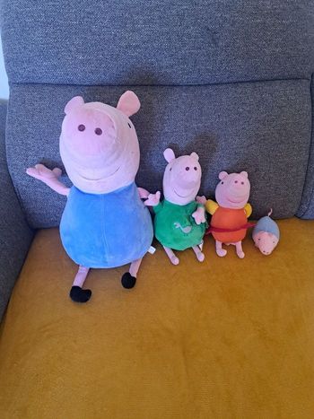 Lot peluche peppa