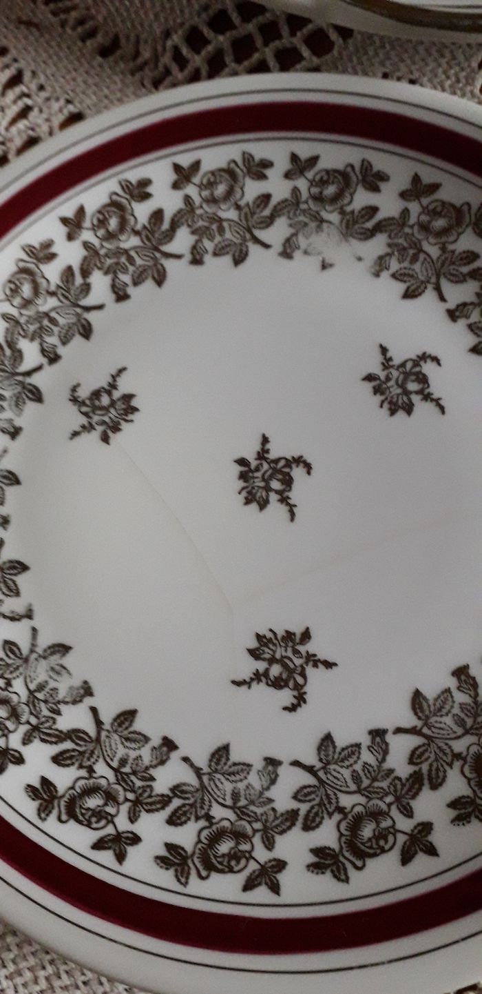 Assiettes à dessert porcelaine - photo numéro 4