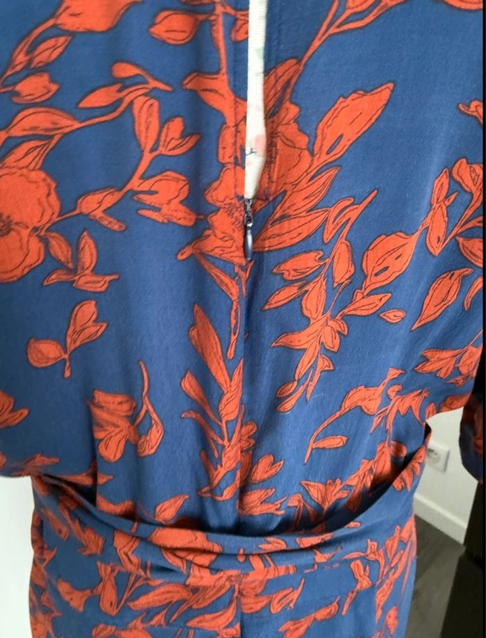 Combi short bleu/orange Elora taille 38 ou M - photo numéro 3