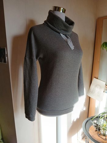 Sweat col roulé