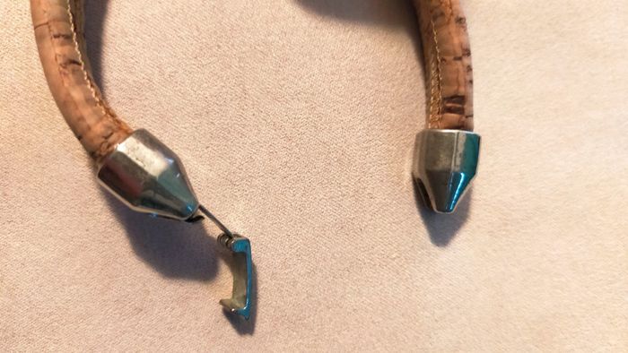 Bracelet naturel perle et liège – Collection Terres d’Ailleurs - photo numéro 4