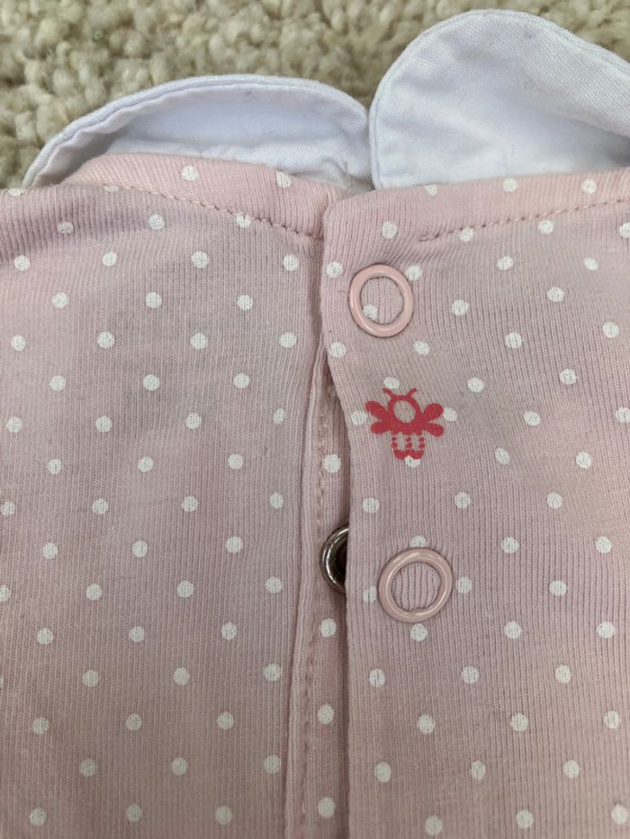 Lot de 3 bodies assortis manches courtes avec col, chics, fille - Obaibi - 3 mois - photo numéro 8