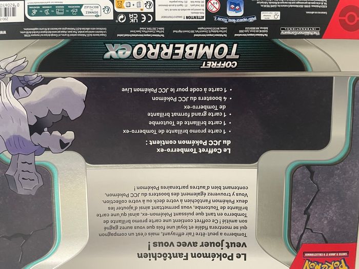 Pokémon coffret tomberro Ex octobre 2024 - photo numéro 3