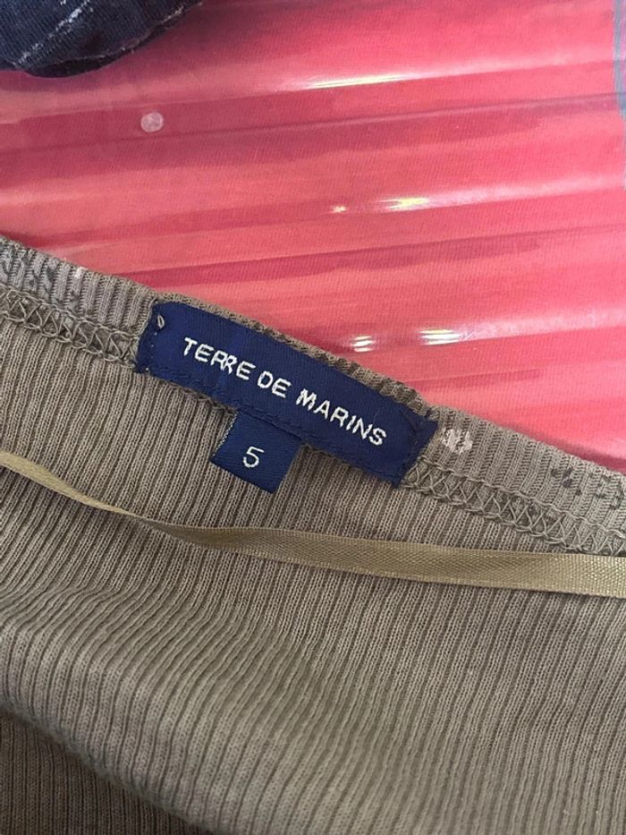 Blouse manche longue taille 5 marque terre de marins - photo numéro 4