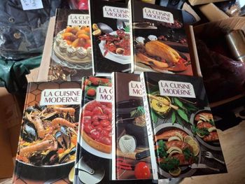 lot de 7 livres de cuisine