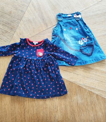 Lot robes fille 12 mois Du pareil au même