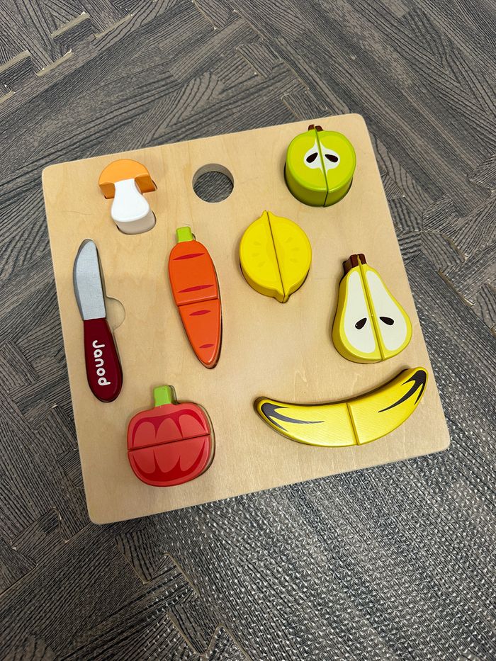 Plateau, fruits, légumes magnétiques en bois janod - photo numéro 2