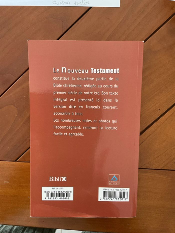 Le Nouveau Testament - photo numéro 2