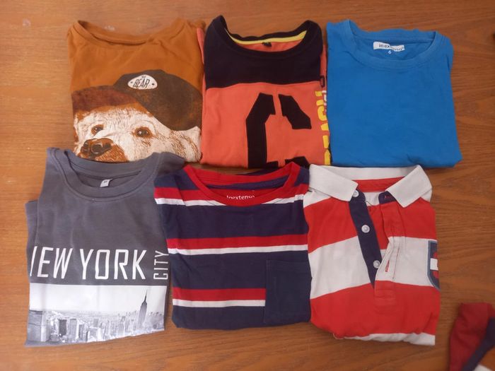 Lot tee shirt manche longue