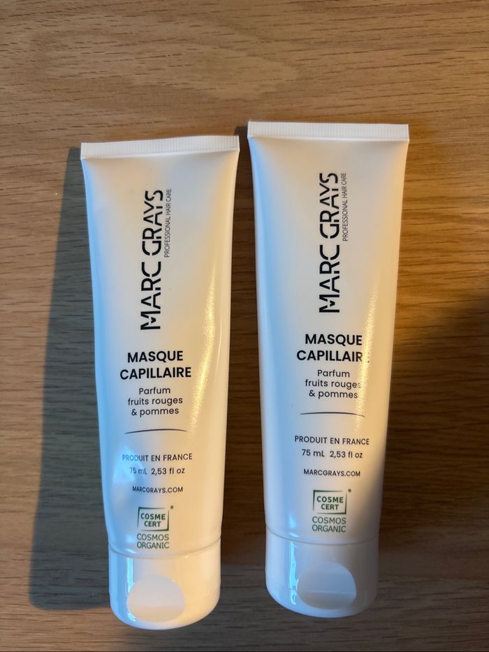 Duo Masques Capillaires Marc Grays – Fruits Rouges & Pommes