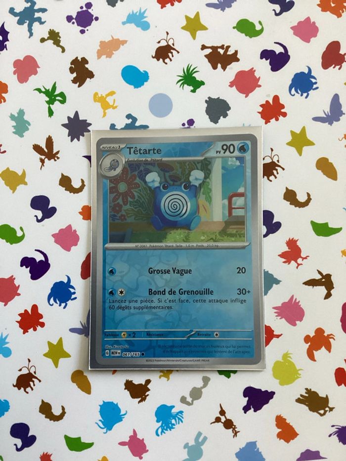 carte Pokémon têtarte reverse 061/165 EV3.5 collection 151 FR neuf sortie de booster - photo numéro 2