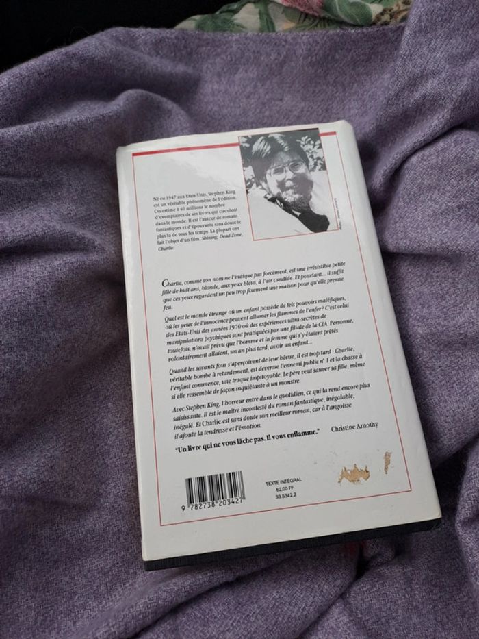 Livre Stephen King Charlie - photo numéro 2