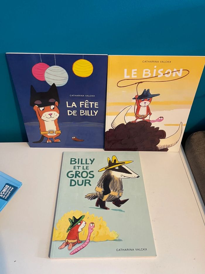 3 livres école des loisirs Billy de Catherina valckx