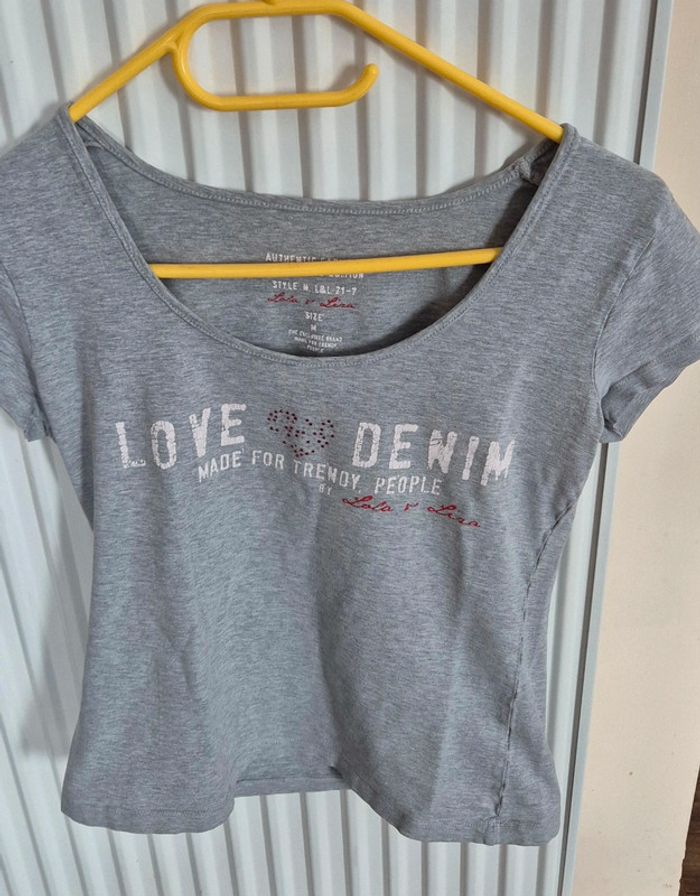 T shirt m gris lola &Lisa