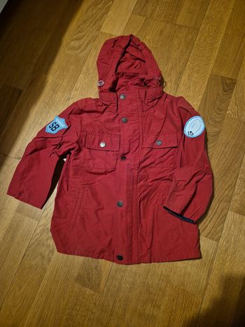 Imperméable coupe vent rouge taille 3 ans