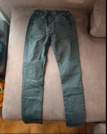 Jean gris skinny garçon taille 14 ans tbe 