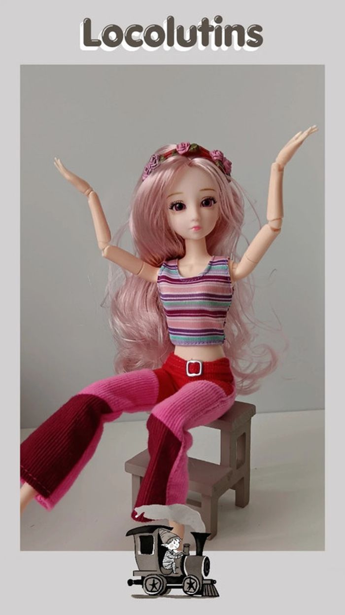 🚂 Poupée 30 cm articulée - photo numéro 4