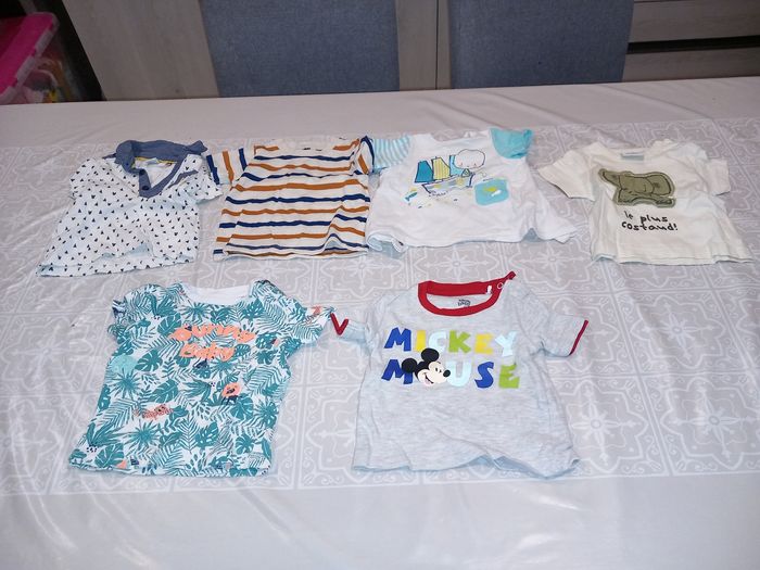 Lots tee-shirts 3 mois