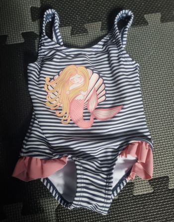 Maillot de bain 1 pièce imprimé sirène 18mois