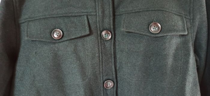 Manteau laine mise au green neuf 40 - 42 vert - photo numéro 6