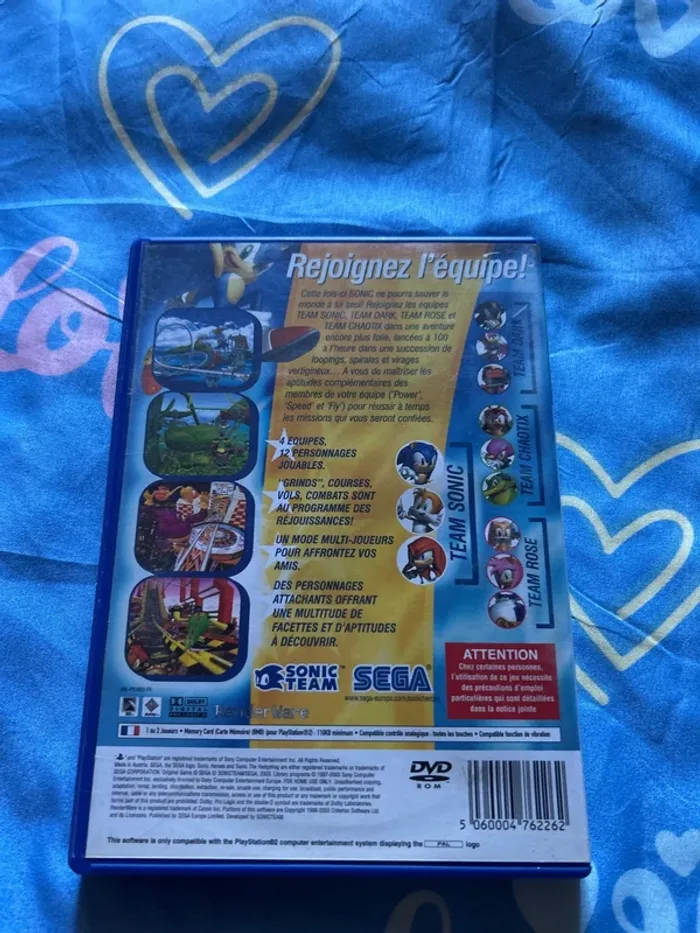 Sonic heroes PS2 - photo numéro 3