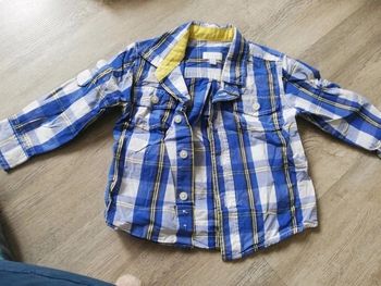 Chemises manches longues 12 mois