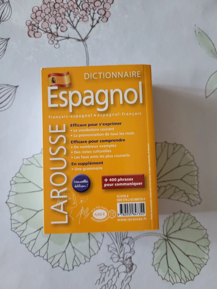 Dictionnaire espagnol Larousse - photo numéro 2