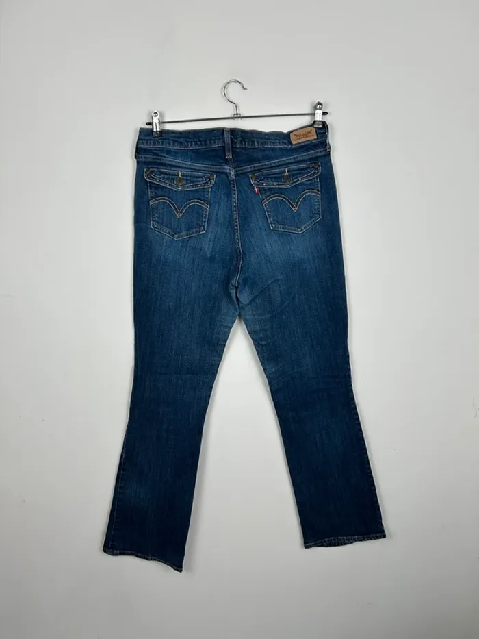 Jean Levi's Femme Bleu Marine W32 L34 | 515 Bootcut | Taille FR42 | Très Bon État LF621