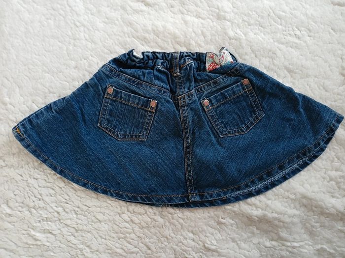 Jupe en jeans taille 12 mois - photo numéro 2