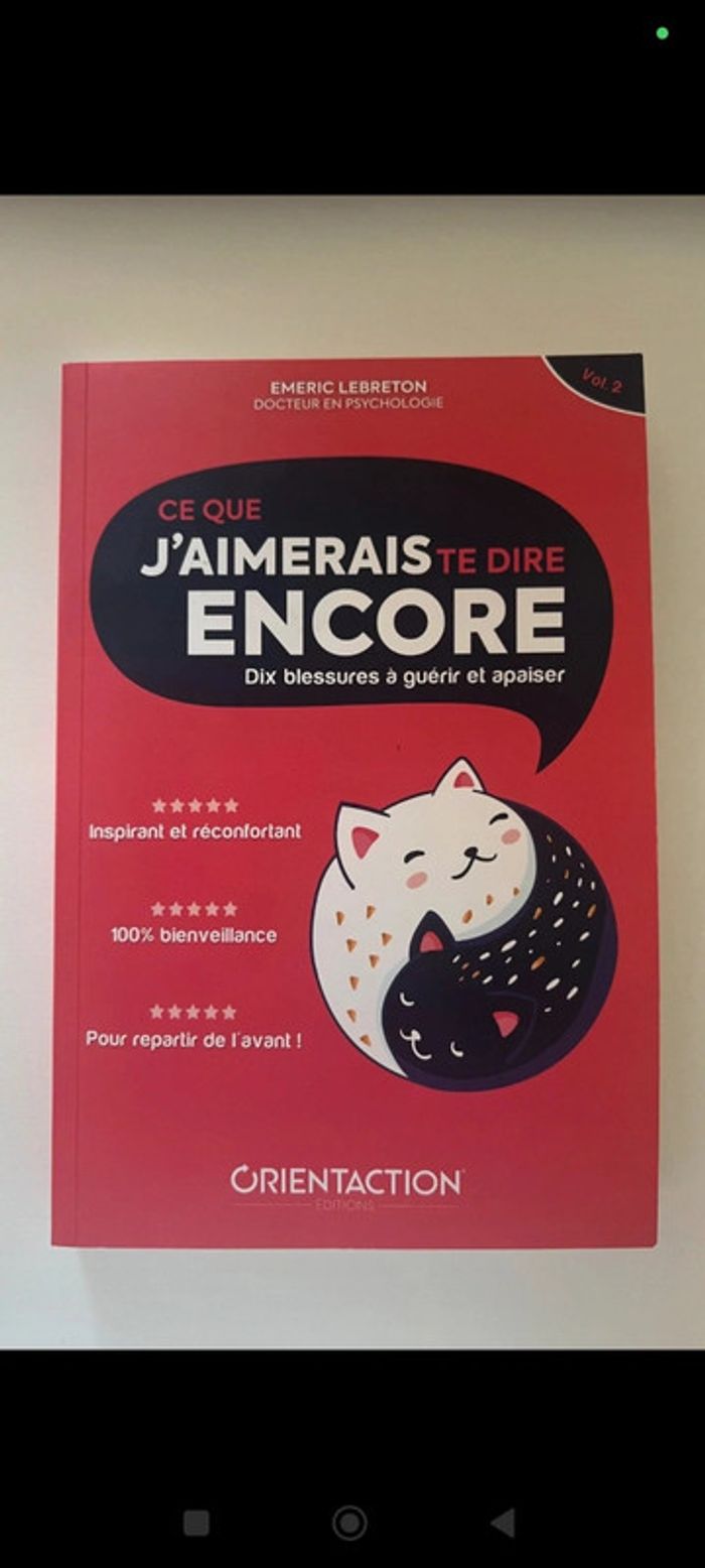 Ce que j'aimerais te dire. Ce que j'aimerais te dire encore - photo numéro 4