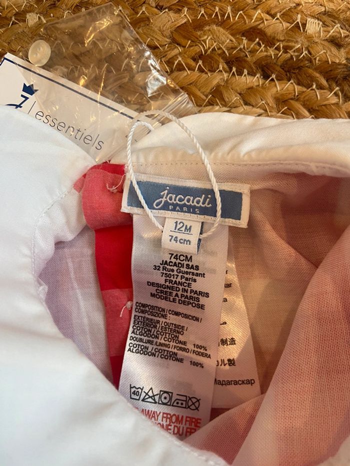 Robe fille 12 mois Jacadi neuve avec étiquette - photo numéro 4