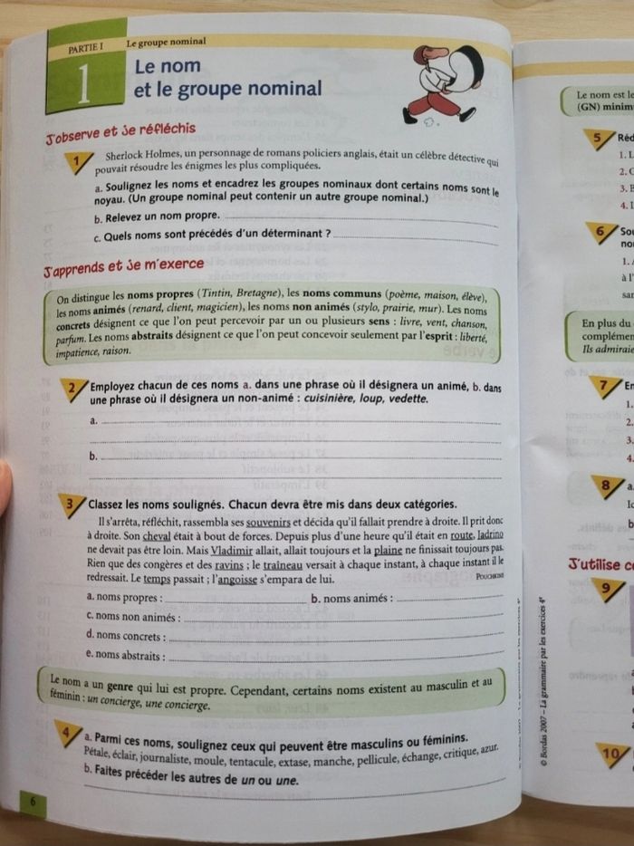 La grammaire par les exercices 4ème, Bordas - photo numéro 5