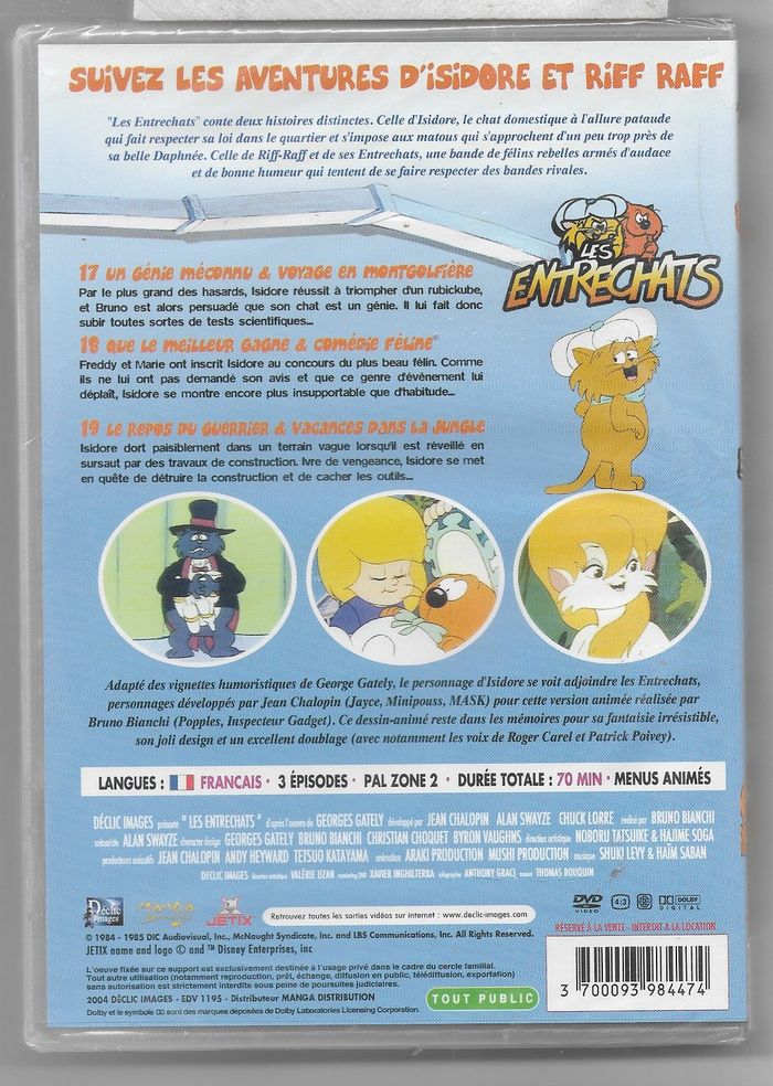 LES ENTRECHATS - Volume 5 / DVD Neuf sous blister - VF - photo numéro 2