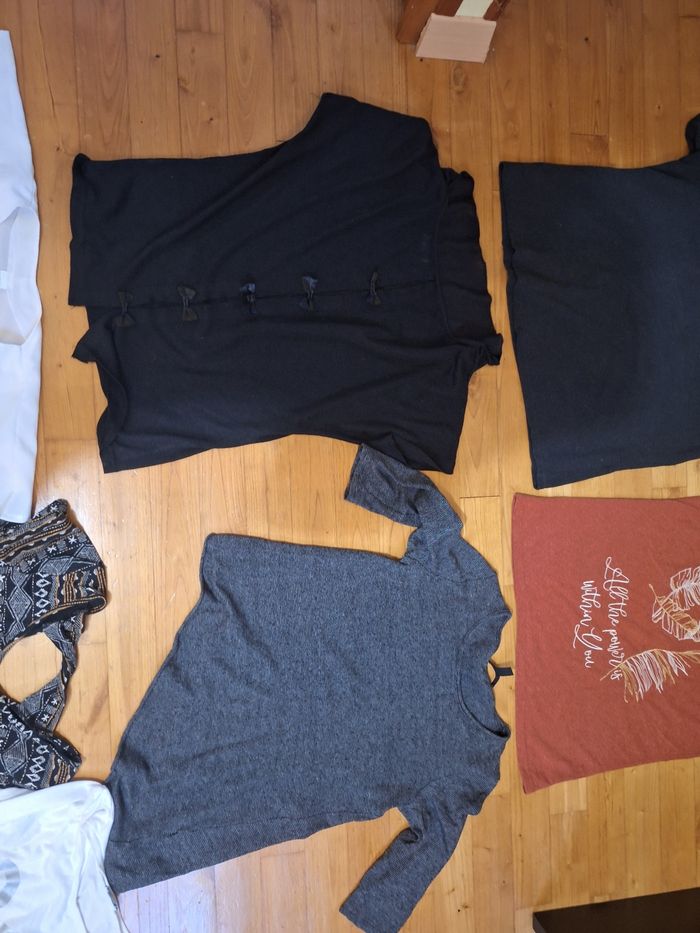 Lot 7 t-shirts femme taille L - photo numéro 3
