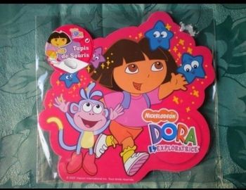 Tapis de souris Dora rose NEUF