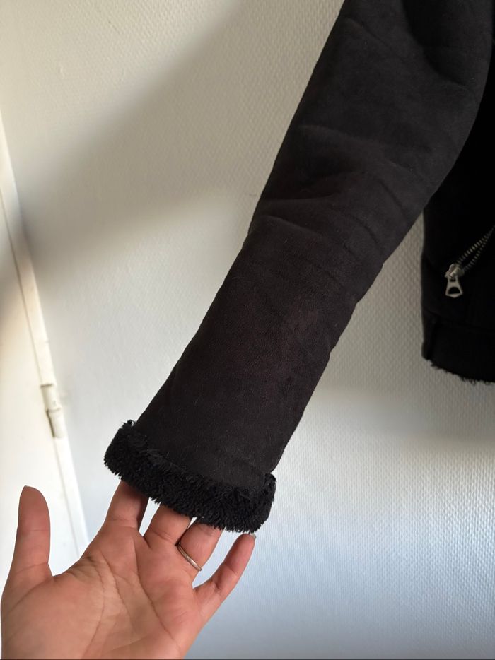 Veste aviateur, fourrure à l’intérieur - taille S - photo numéro 3