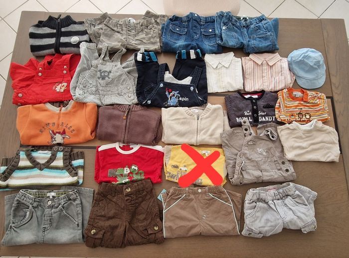 Lot de vêtements garçon 3 et 6 mois en parfait etat