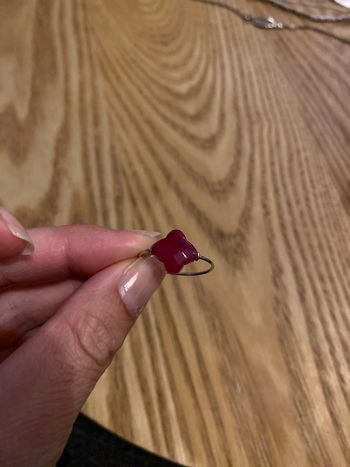 Bague argent 925 trèfle rose - Taille 60